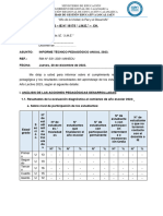 INFORME TÉCNICO PEDAGÓGICO 2023 SECUNDARIA Mate