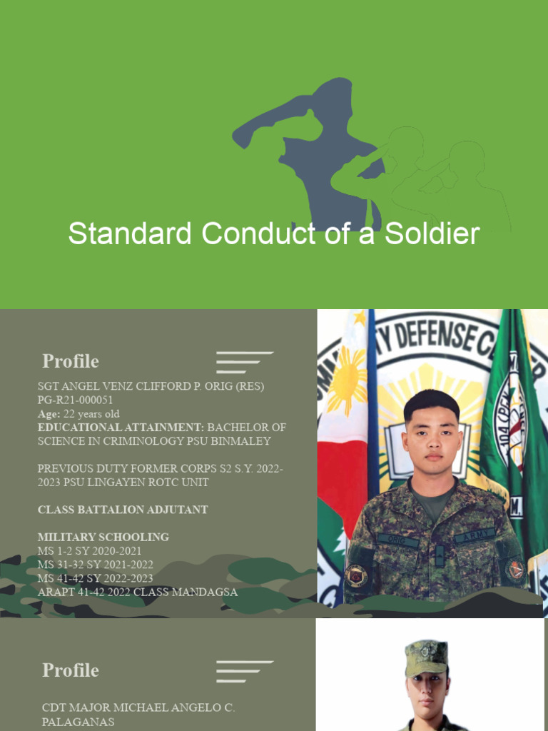 Military Conduct and Values | PDF | Disciplines