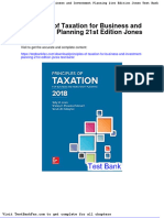Principles of Taxation For Business and Investment Planning 21st Edition Jones Test Bank