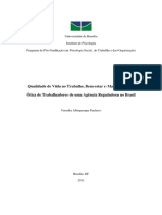 Qualidade de Vida No Trabalho, Bem-Estar e Mal-Estar Sob A