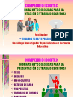 ICONTEC- Normas Técnicas Trabajos Escritos- Presentación