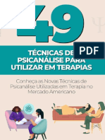 49 Tecnicas de Psicanalise em Terapias