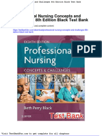 Professional Nursing Concepts and Challenges 8th Edition Black Test Bank