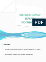 Lecture 03 Preparation of Tender Documents