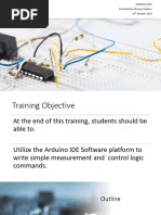 Fall 2023 - Week 5 - Arduino Training