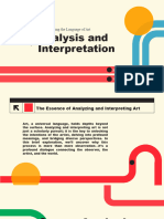 Analysis and Interpreation