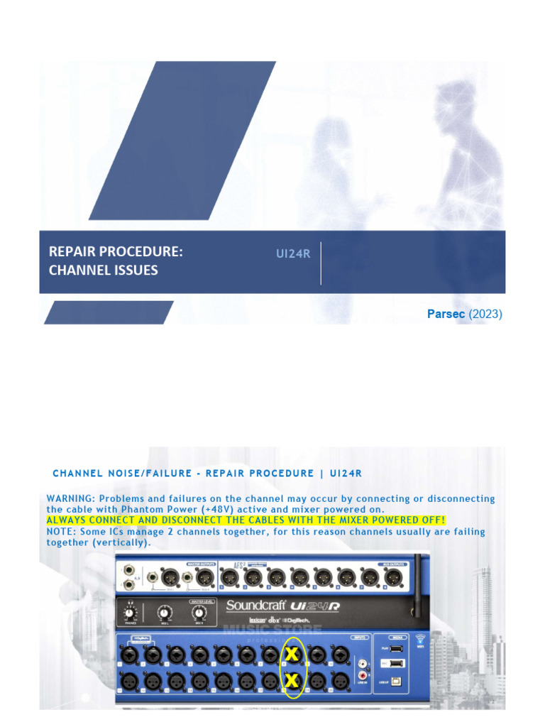 Ui24r Channel Repair Guide | PDF
