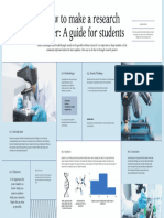 Landscape University Research Poster in White Blue Contemporary Editorial Style (Posters)