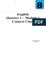 Context Clue English8 Module