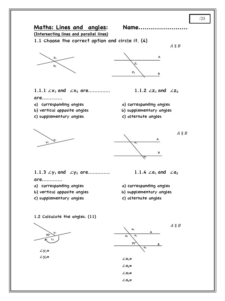 GR 78 MATHS angles 1 PDF Angle Euclidean Geometry