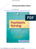 Psychiatric Nursing 6th Edition Keltner Test Bank