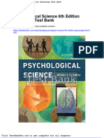 Psychological Science 6th Edition Gazzaniga Test Bank