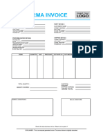 Proforma Invoice With Shipping