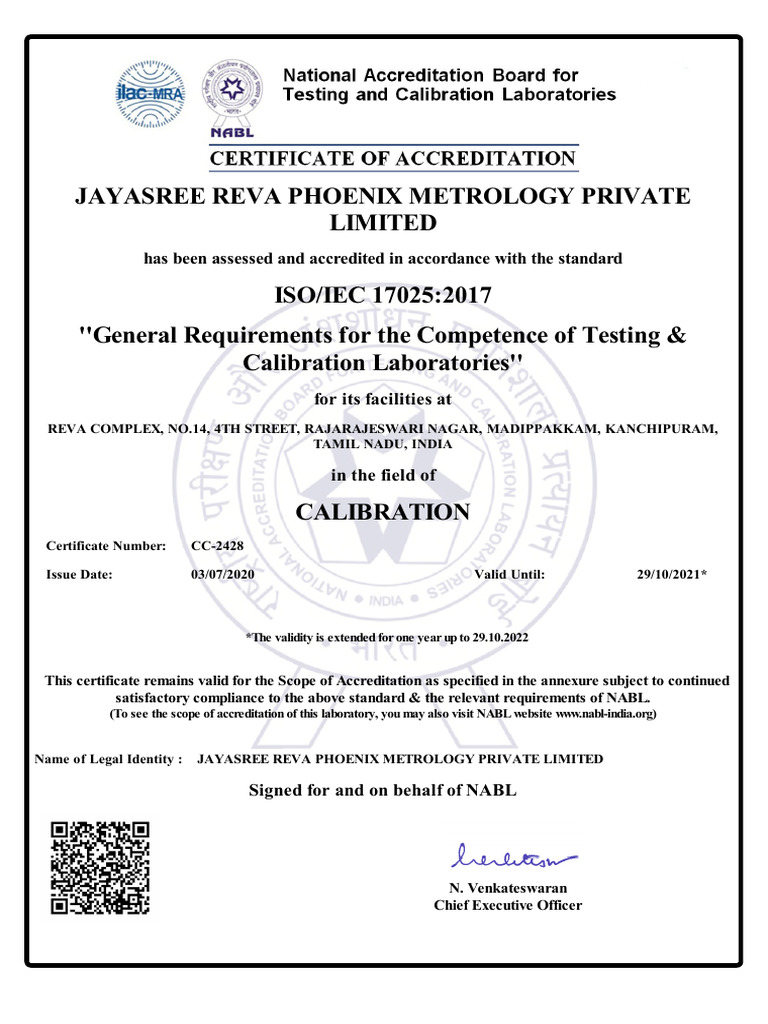 1.JRPM NABL Scope & Certificate Validity 29.10.2022 PDF