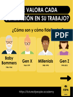 ¿Qué Valora Cada Generación en Su Trabajo