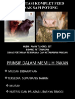 Fermentasi Pakan Lengkap - Ternak Sapi