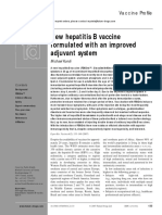 New Hepatitis B Vaccine Formulated With An Improved Adjuvant System