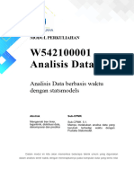 AD Modul 13. Analisis Dengan Statsmodels