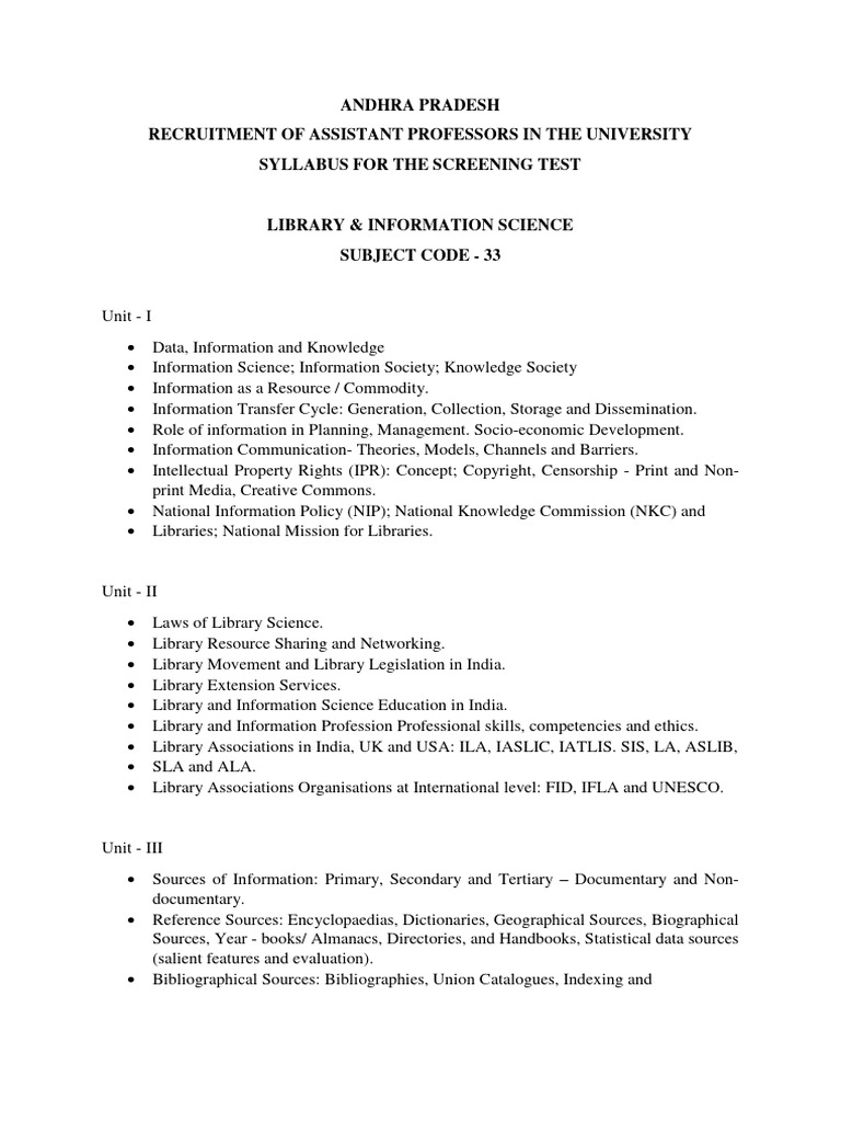 33 Library and Information Science | PDF | Computer Network | Libraries