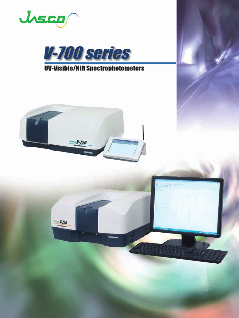 JASCO V700 catalogue PDF