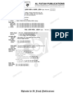 Al Fatah Syllabus Class Ten