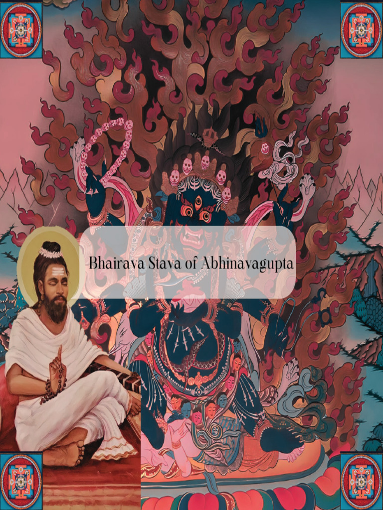 Bhairava Stava by Abhinavagupta | PDF | Shiva | Nondualism
