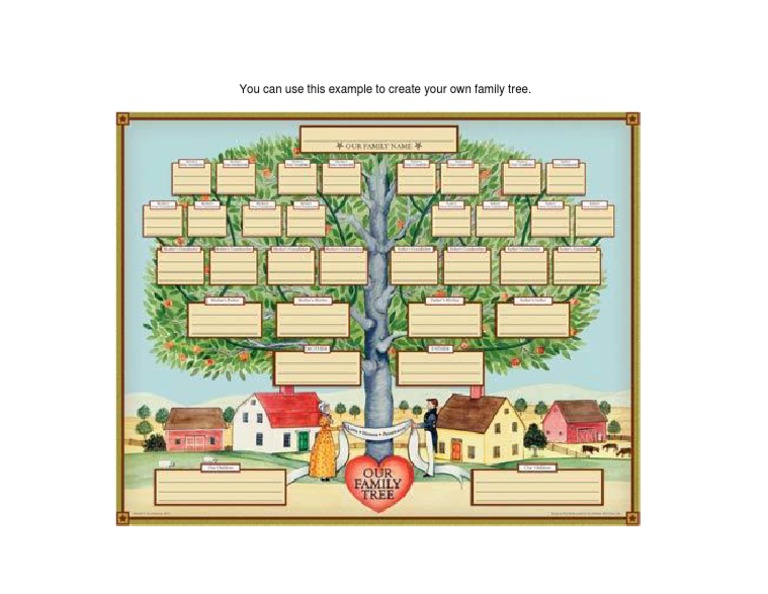 Create Your Own Family Tree Guide | PDF | Home & Garden