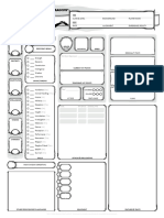 Character Sheet - MR T