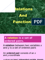 Relations and Functions