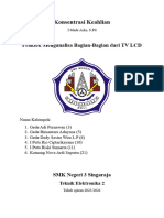 Praktek Menganalisa Bagian-Bagian TV LCD