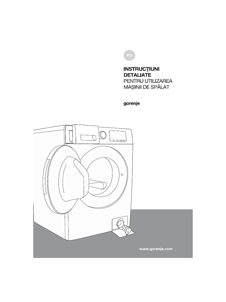 Gorenje WHP82ES Washing Machine | PDF