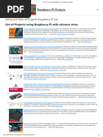 Advanced View of Projects Raspberry Pi List - Raspberry PI Projects