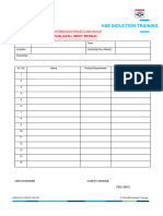 F-210 - HSE Induction Training