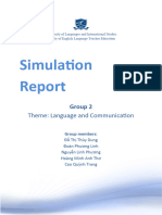 (GROUP 2) Simulation Report