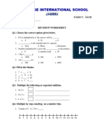 Gr-2 Maths Revision Worksheet