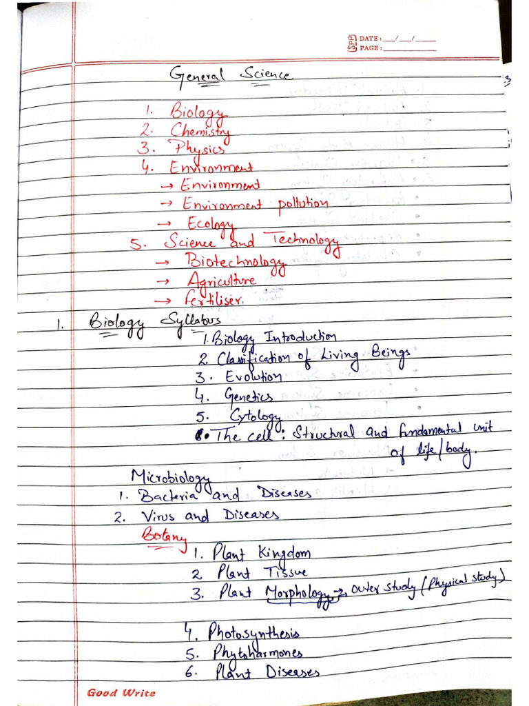 Science Notes (1) | PDF