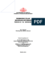 Munnar Division Working Plan 2010-20