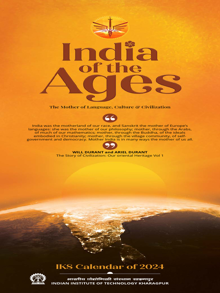 IKS IITKGP Calendar 20242 Download Free PDF Vedas Upanishads