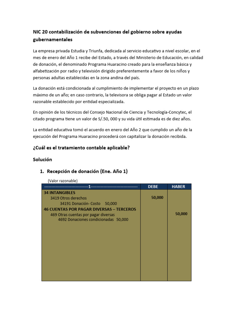 Nic 20 Yuberth | PDF | Contabilidad | Impuesto sobre la renta