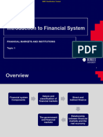 Topic - 1 Introduction To Financial System-Summary