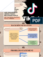 The Effects of Tiktok On English Speaking Skills and Engagement Among Year 6 Malaysian Pupils