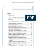 IPDE DSM-IV - Cuestionario