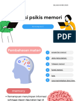 Fungsi Psikis Memori