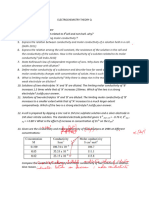 Electrocchemistry Theory Q