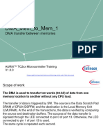 Infineon-AURIX DMA Mem To Mem 1-Training-V01 00-EN