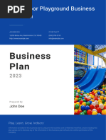 Indoor Playground Business Plan