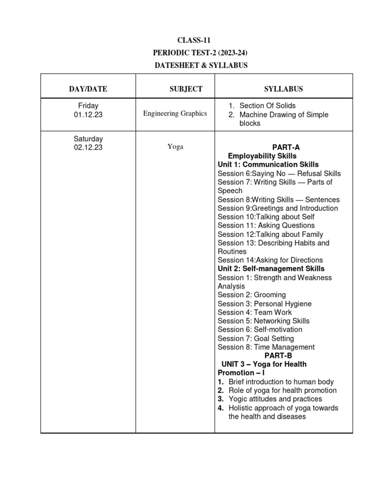 11 pt 2 date sheet syllabus 2023 24 edited pdf