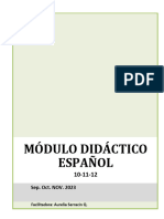 Modulo de Español 10-11-12