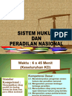 Presentasi Sistem Hukum Dan Peradilan