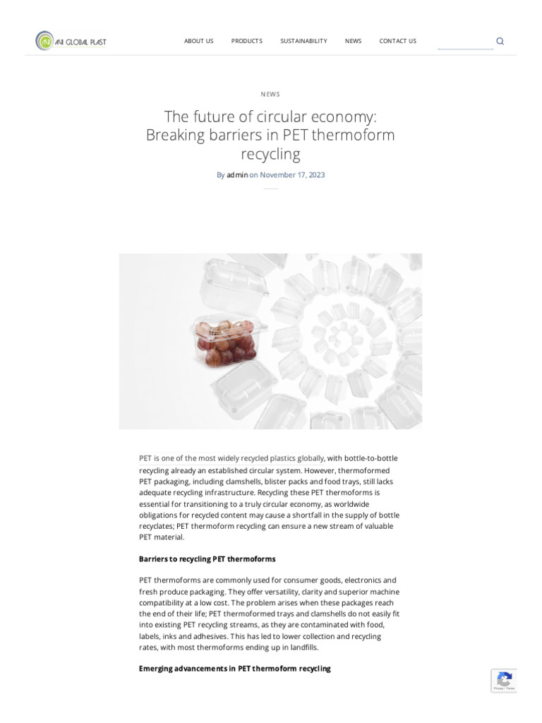 Avigloplast Com The Future of Circular Economy Breaking Barriers in Pet ...